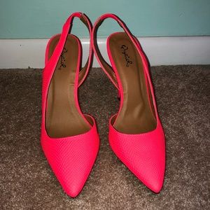 Hot Pink Pumps